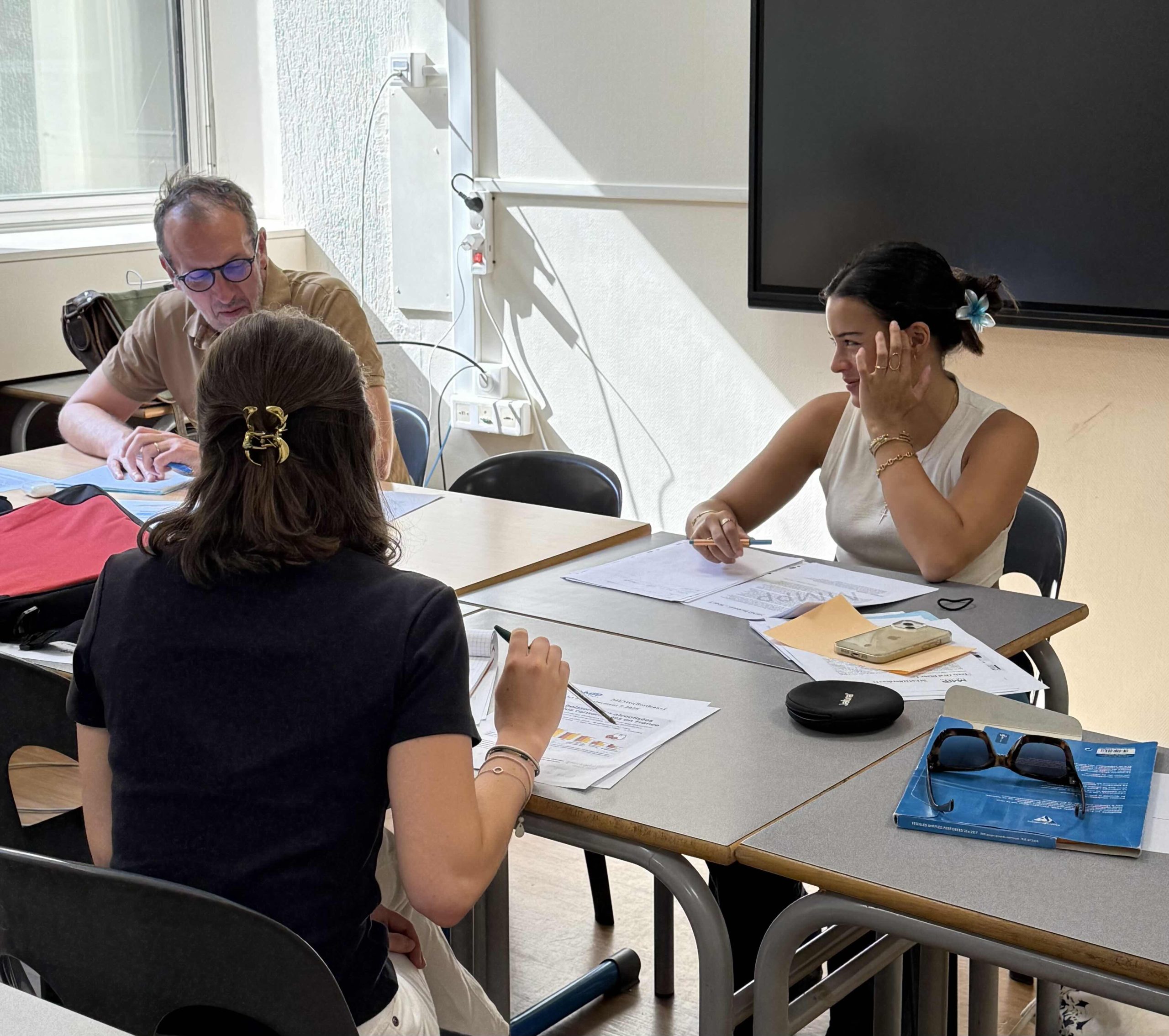 etudiante en medecine qui passe les oraux